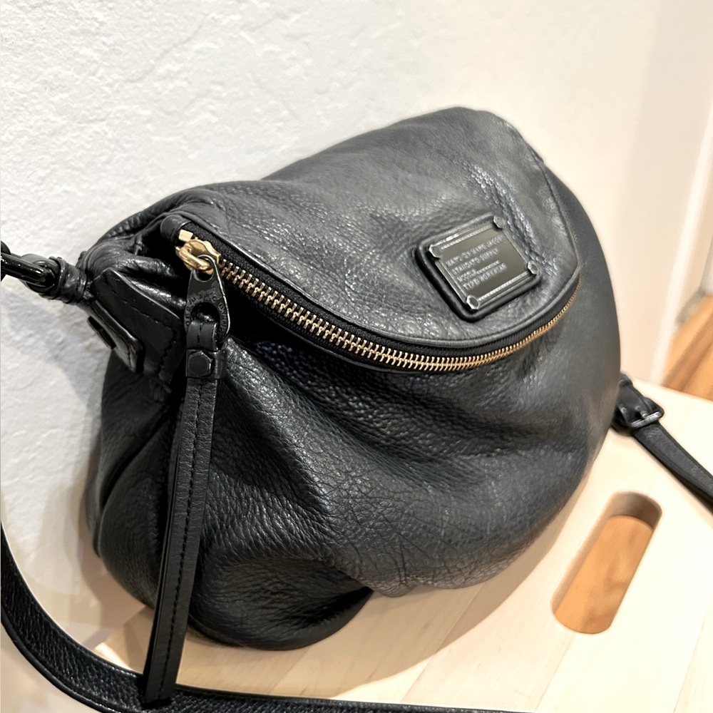 Marc by Marc Jacobs Natasha Leather crossboby handbag Black Large